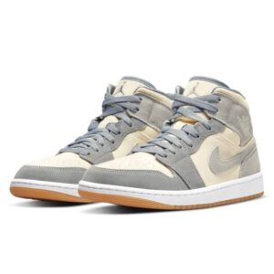 Air Jordan 1 Mid Creamy Grey (GS)